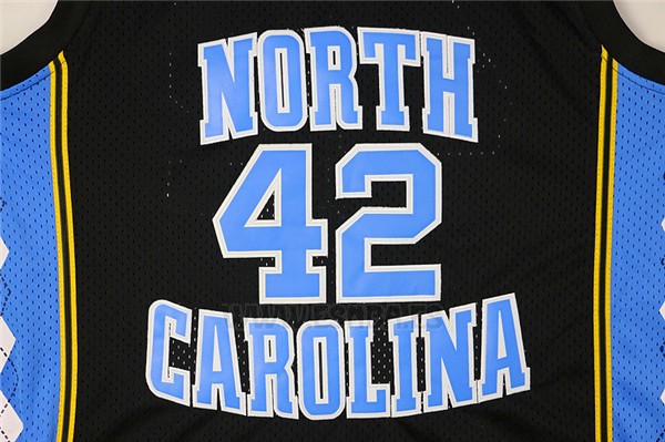 Camiseta NCAA North Carolina Tar Heels Jerry Stackhouse #42 Negro